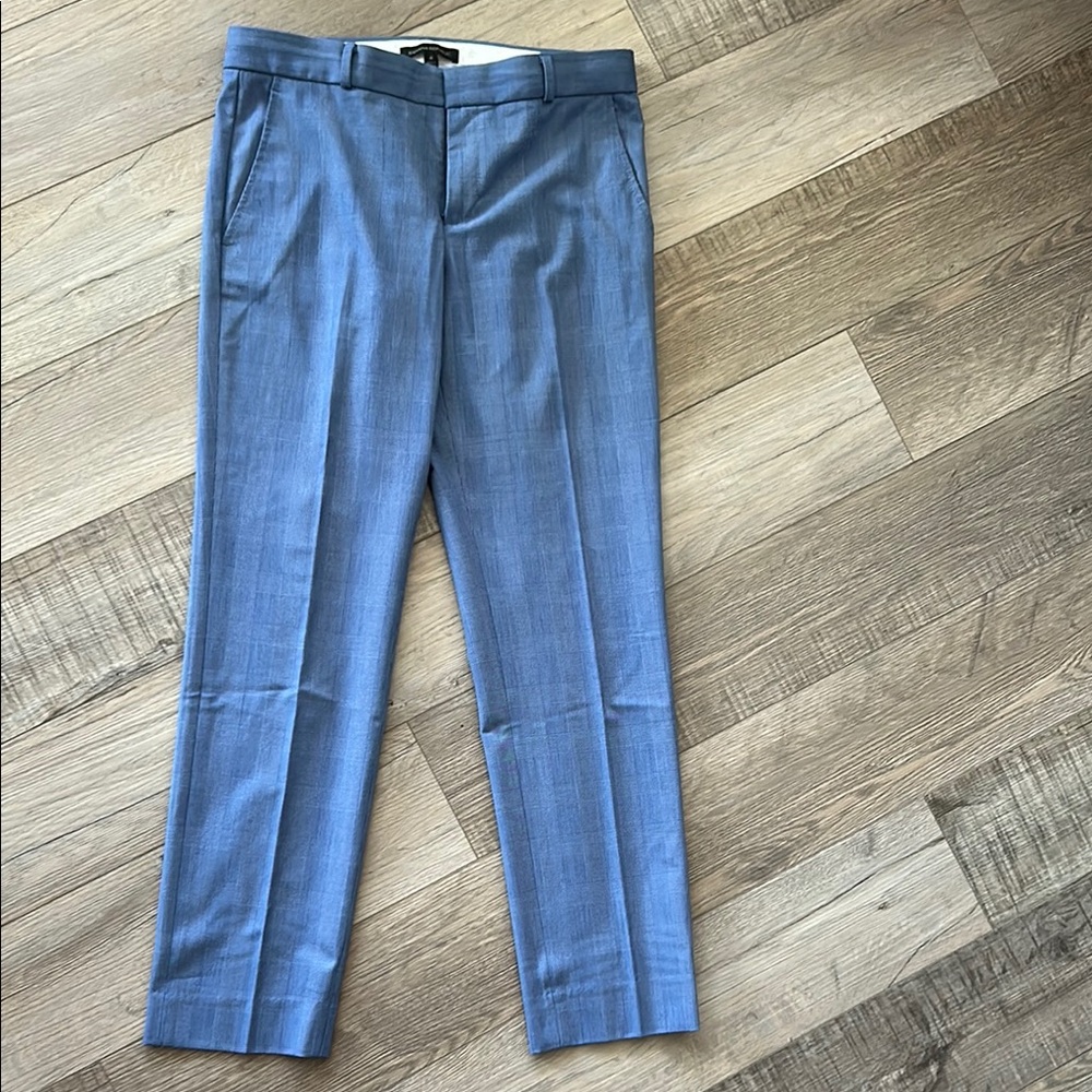 Banana Republic Blue Plaid Pants
